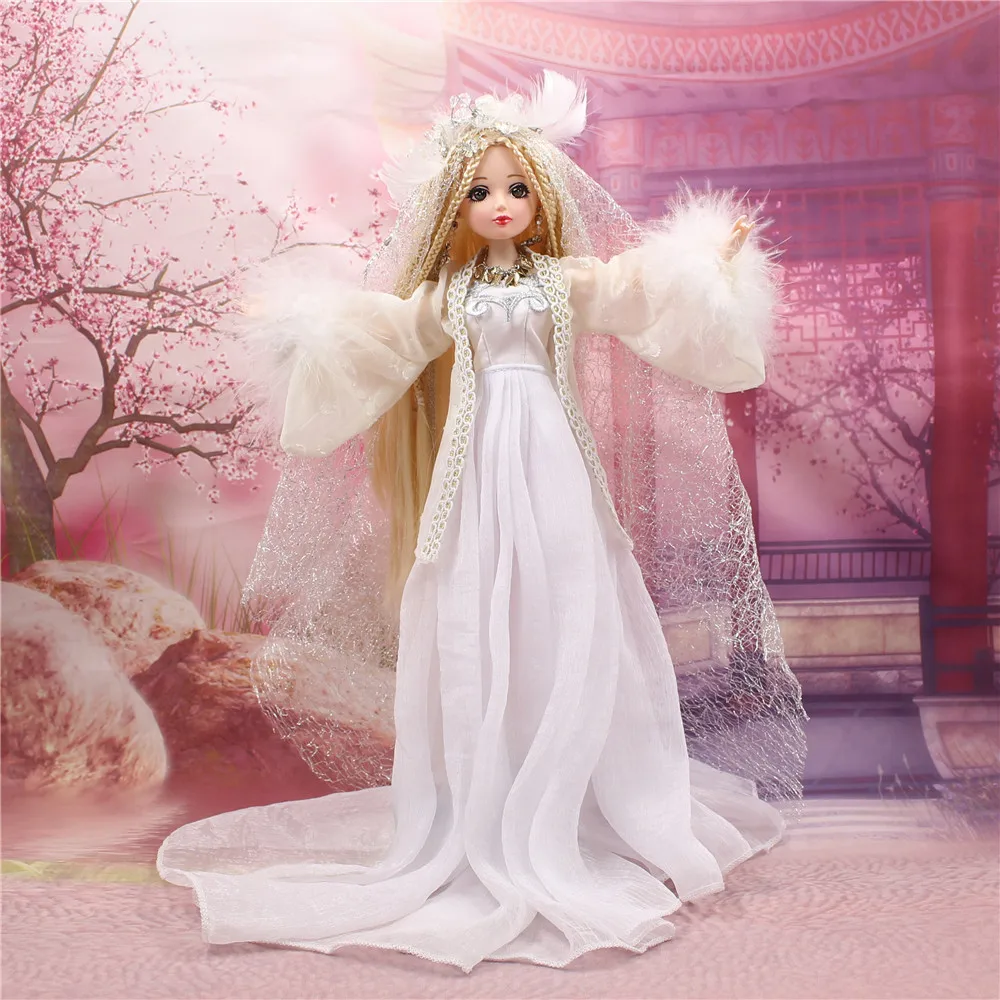 Factory Doll Joint Body East Charm White Swan Princess Odette From "Swan lake" With Stand Clothes& Box