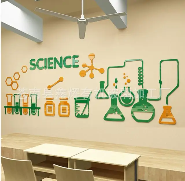 Science primary school classroom culture layout chemical laboratory
