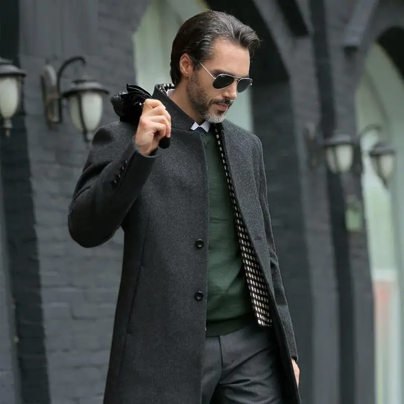 Длинное пальто с капюшоном модное Erkek Palto Kaban Casaco Masculino Inverno и куртка для мужчин