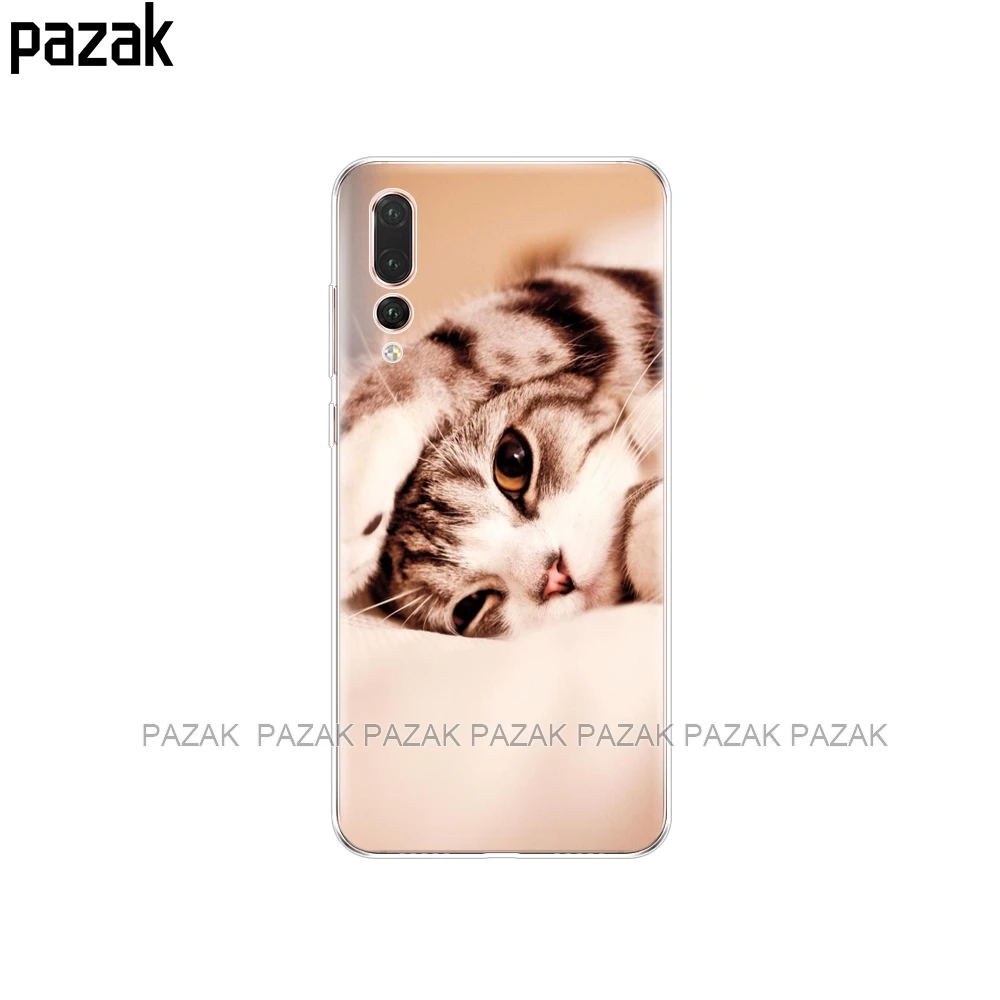 34344 Силиконовый чехол для телефона huawei P20 LITE, чехол s, чехлы для huawei p20 pro, задняя крышка для телефона huawei P 20, светящийся чехол etui, прозрачный - Цвет: 34344