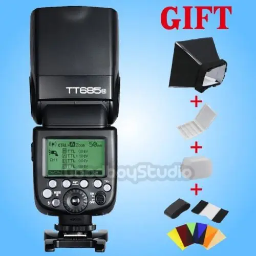 

GODOX TT685 TT685N i-TTL High Speed Sync 1/8000s HSS Speedlite Flash for Nikon DSLR