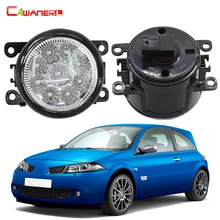 Cawanerl 1 Pair Car Lamp LED Daytime Running Light Fog Light DRL 12V For Renault Megane 2/II Saloon LM0 LM1 2003-2015