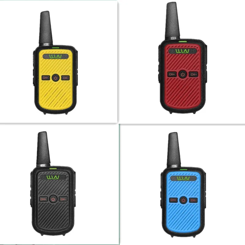 4PCS WLN KD C50 2w Small size cheap uhf handheld PMR 2 way radio FMR Walkie 1