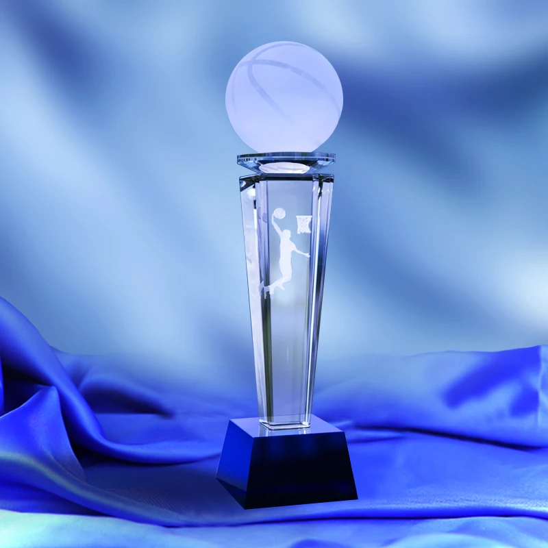 27cm Crystal Trophy Customized Glass European Champions Award Cup