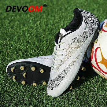 

Spring Football Women Boots Adults Outdoor Soccer Cleats Shoes Unisex Training Sports Sneakers Man Shoes Kids football hombre