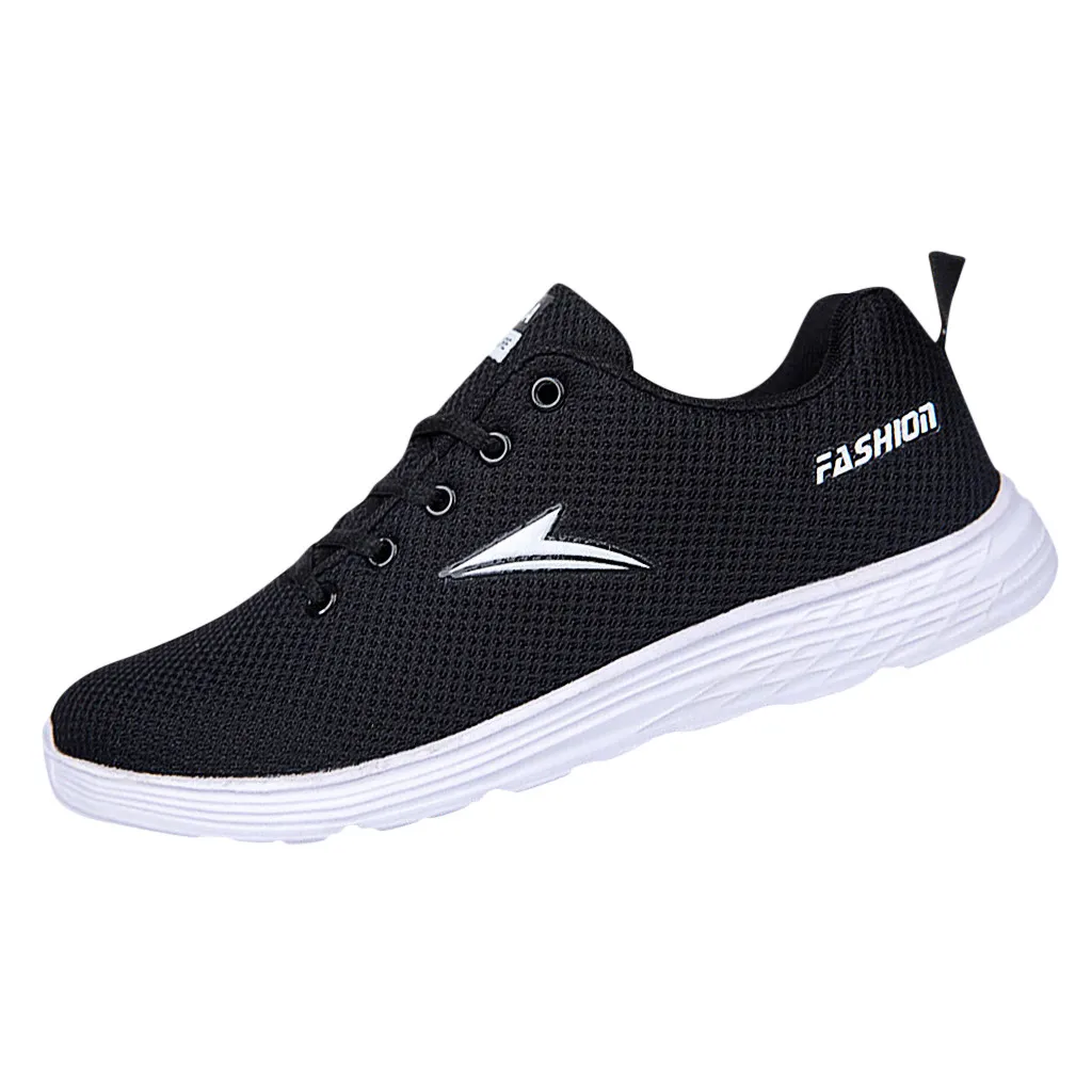 

2019 New Men Casual Shoes Lac-up Men Shoes Lightweight Comfortable Breathable Walking Sneakers