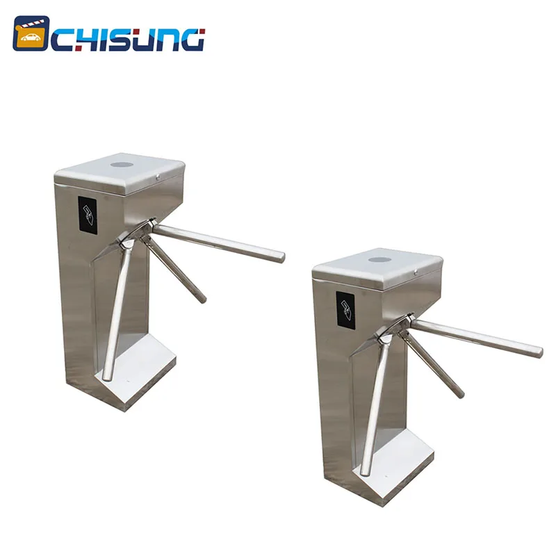 US $611.00 Wholeslae Custom FULL Auto Rfid Access Control Tripod Turnstile Charge Management Turnstile Subway Gates