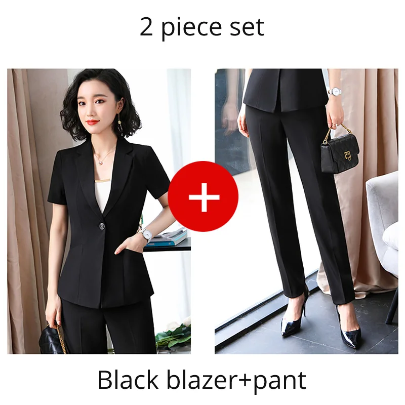 black pant suits
