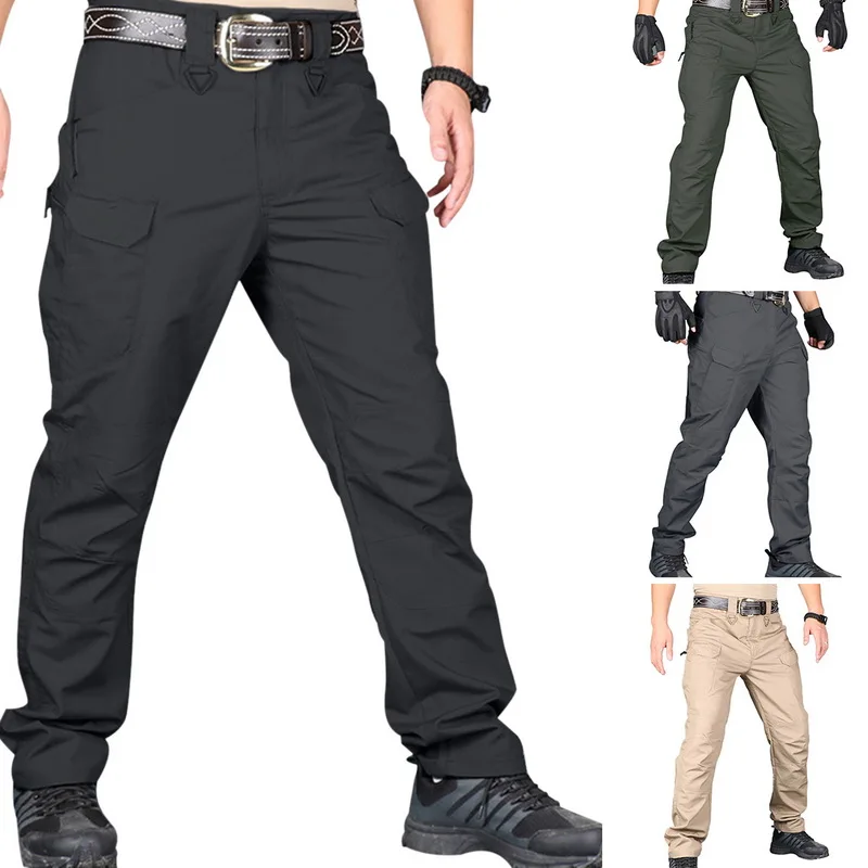 

MoneRffi Multi Pockets Mens Tactical Cargo Pants Casual Hip Hop Joggers Outerwear Plus size Men Fashion Military Trousers