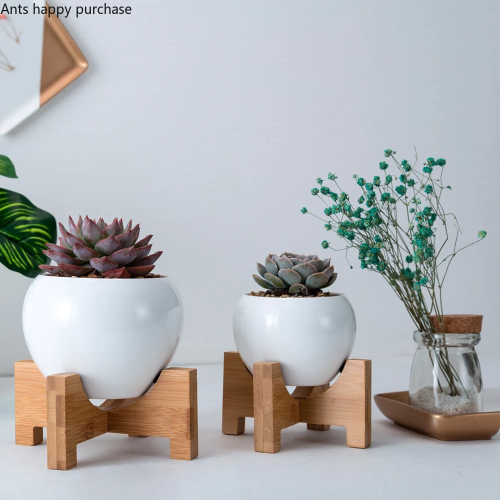 

Mini Succulent Potted Succulent Plant Flower Ceramic Flower Pot for Juicy Plants Growing Small Bonsai Pots Home and Garden Decor
