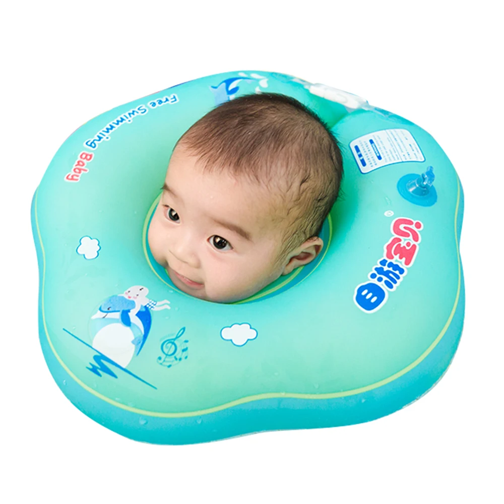 Плавающий Детский двойной воздушный шар для шеи, защищающий от опрокидывания, безопасный и удобный круг для плавания, Прямая поставка