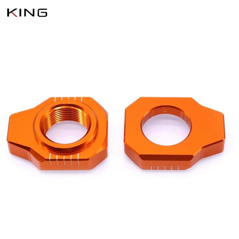 

Rear Chain Adjuster Axle Blocks For KTM 125-300 EXC EXC-F XC-W XCF-W 350-530 EXC