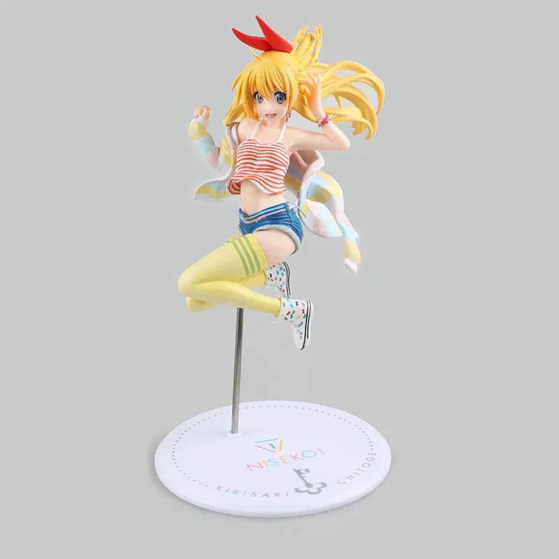 Huong Аниме Фигурка 23 см Nisekoi Kirisaki Chitoge 1/8 масштаб предварительно окрашенная ПВХ фигурка Коллекционная модель игрушки