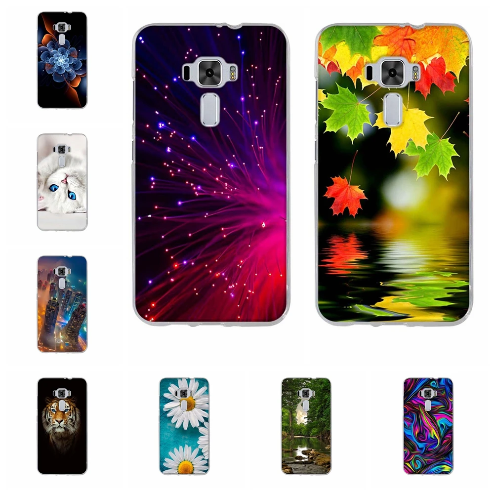 

For Asus Zenfone 3 Laser ZC551KL Silicone Phone Case For Asus 3 Laser ZC551KL Back Cover Shell Fashion 5.5 inch Fundas Bumper