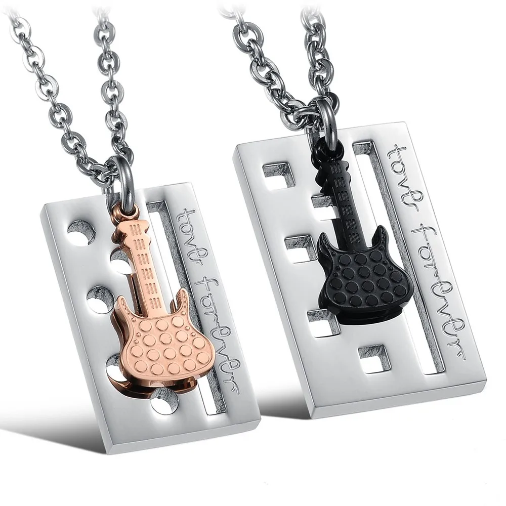 Korean Couple Necklace Titanium Necklaces Pendants Cute Necklaces For