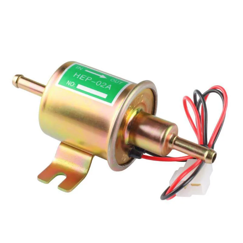 Electric Petrol Pump HEP-02A DC 12V 24V Fuel Pump Low Pressure Car Diesel Gas Pump For Motorcycle TOYOTA Ford Yanmar NISSAN ATV