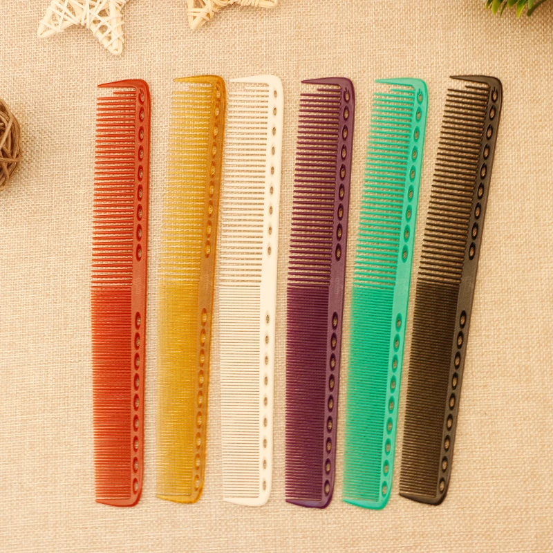 Mythus 6 Color Available Barber Hairdressing Cut Comb Pro 1 Piece Resin