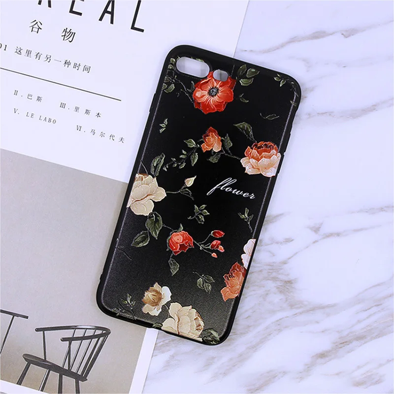 YIJIAMO чехол для телефона iPhone6S 7 8 плюс мобильный телефон iPhone7 X XS XR цветочный дизайн