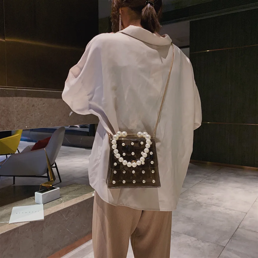Прозрачная жемчужная женская сумка-тоут, роскошные сумки, маленькая коробка, вечерняя сумка, модная винтажная женская сумка-кошелек, бренда