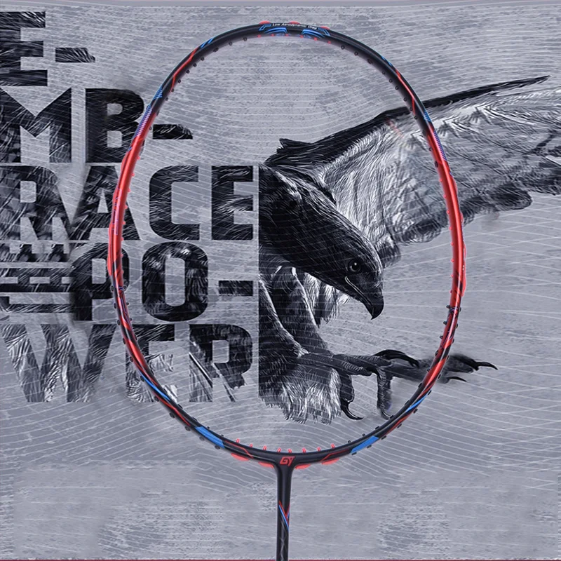 1 unidades pura fibra de carbono T700 4U la competencia profesional raquetas bádminton peso súper ligero deportes raquetas con línea
