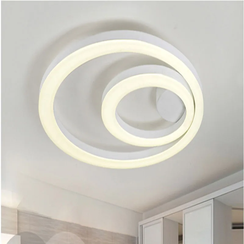 Acquista all'ingrosso online moderno acrilico da grossisti moderno ... Lampadari con anelli a led con strass