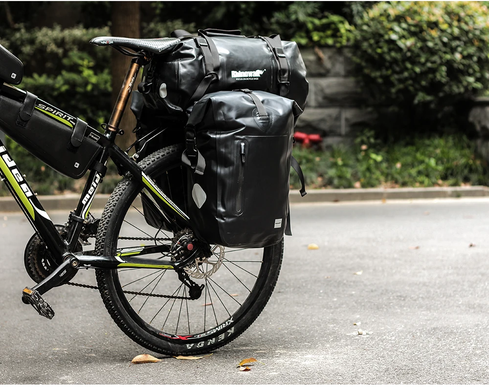Rhinowalk 25L велосипедная сумка, сумка для велосипеда, сумка для велосипеда, спортивная сумка для MTB велосипеда, задние аксессуары для велосипедной стойки, рюкзак, водонепроницаемый RK19660