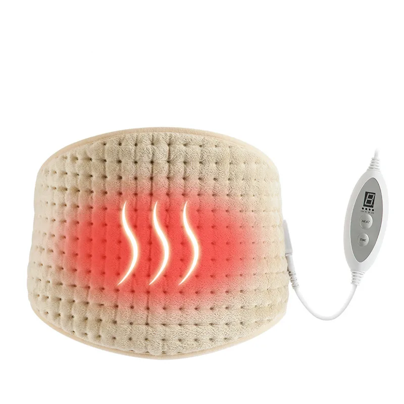 Heating Pad Belt Lower Back Relax Lumber Electric Stomach Waist Heat