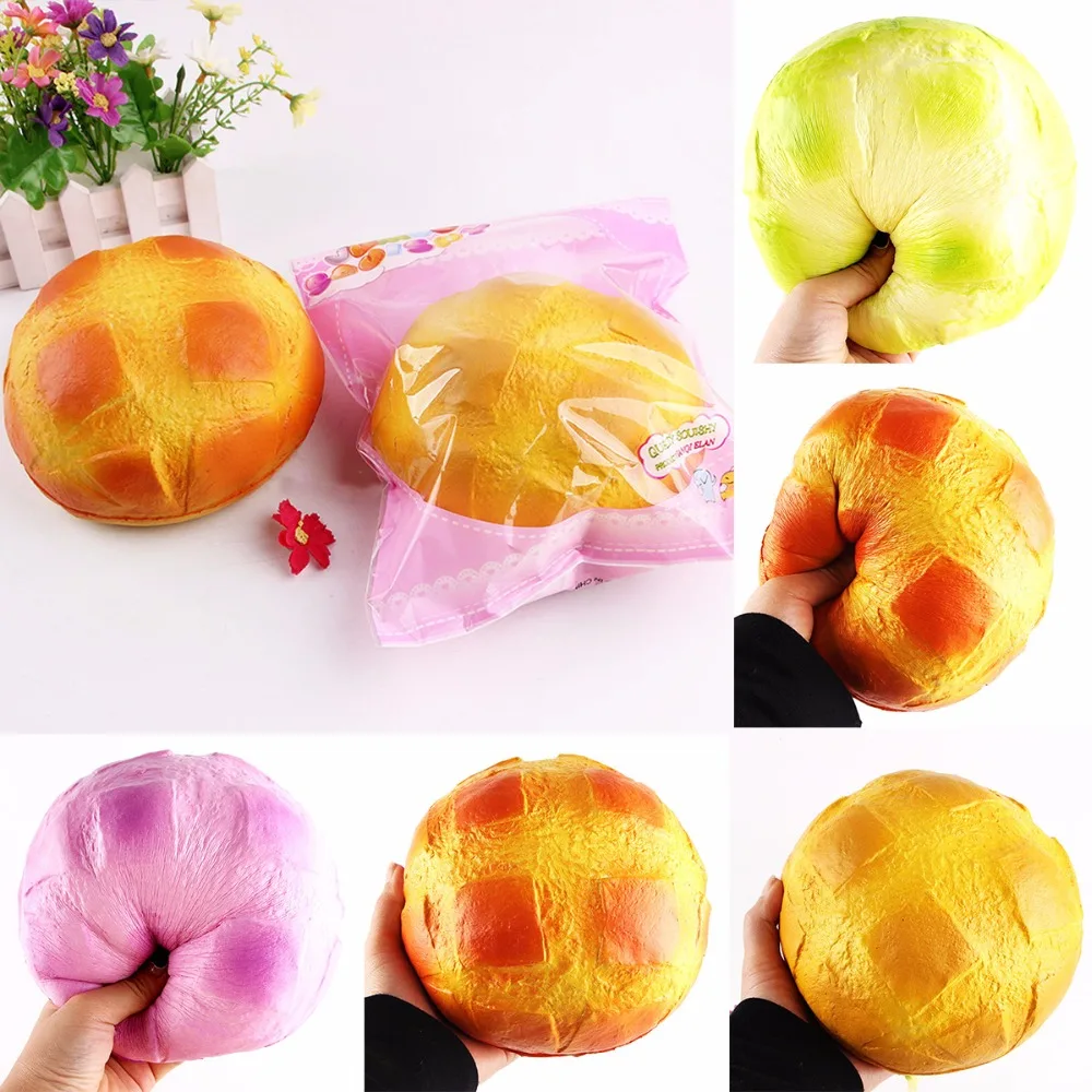 Emulated Soft Large Pineapple Bread Squishy Toy Slow Rising Stress