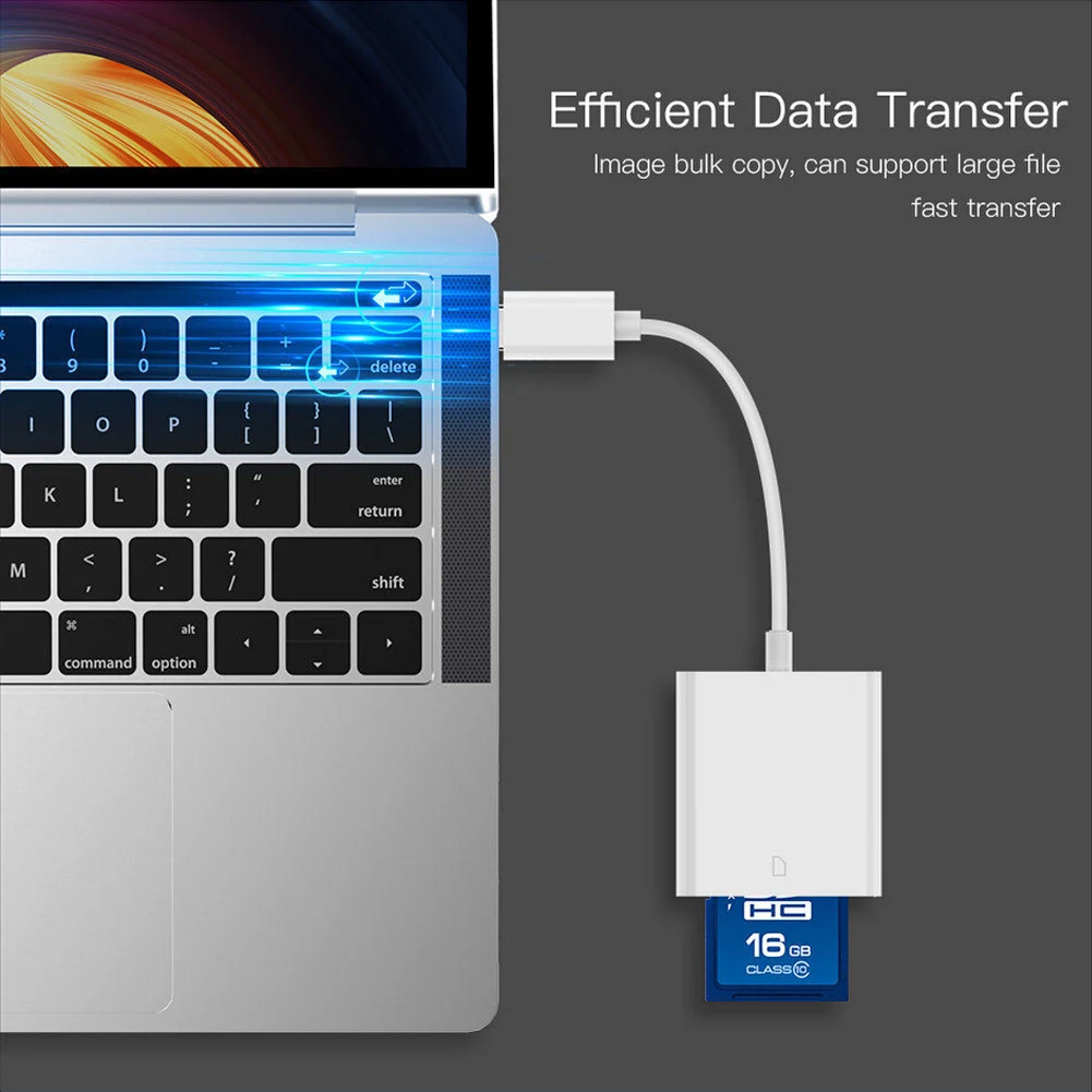 USB 3,1 Тип C USB-C для SD устройство чтения карт памяти адаптер для MacBook и сотового телефона