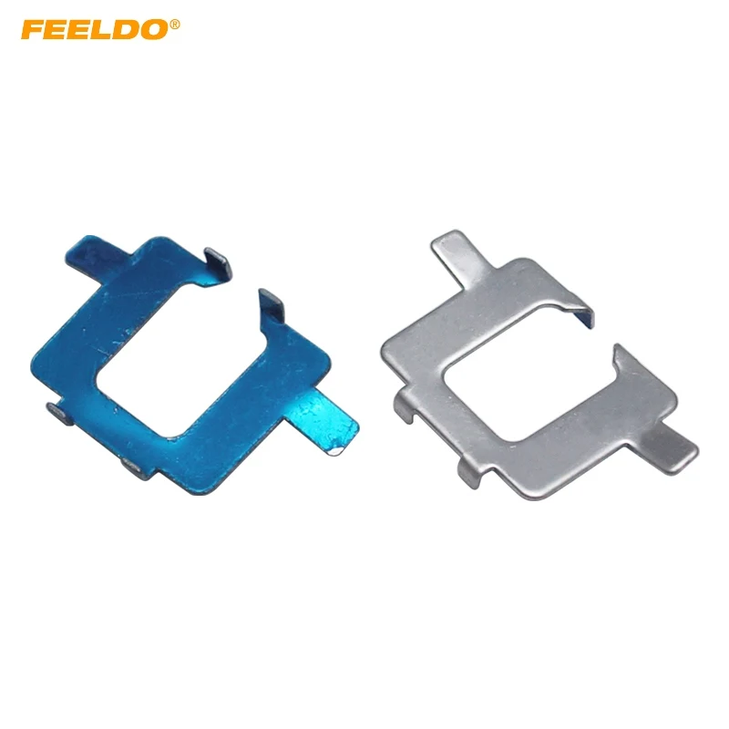 

FEELDO 2Pcs Car H7 HID Xenon Bulb Adapter Holder For Audi Benz BMW Opel Buick Bora Saab Bulb Base Retainer Clip Socket #5559