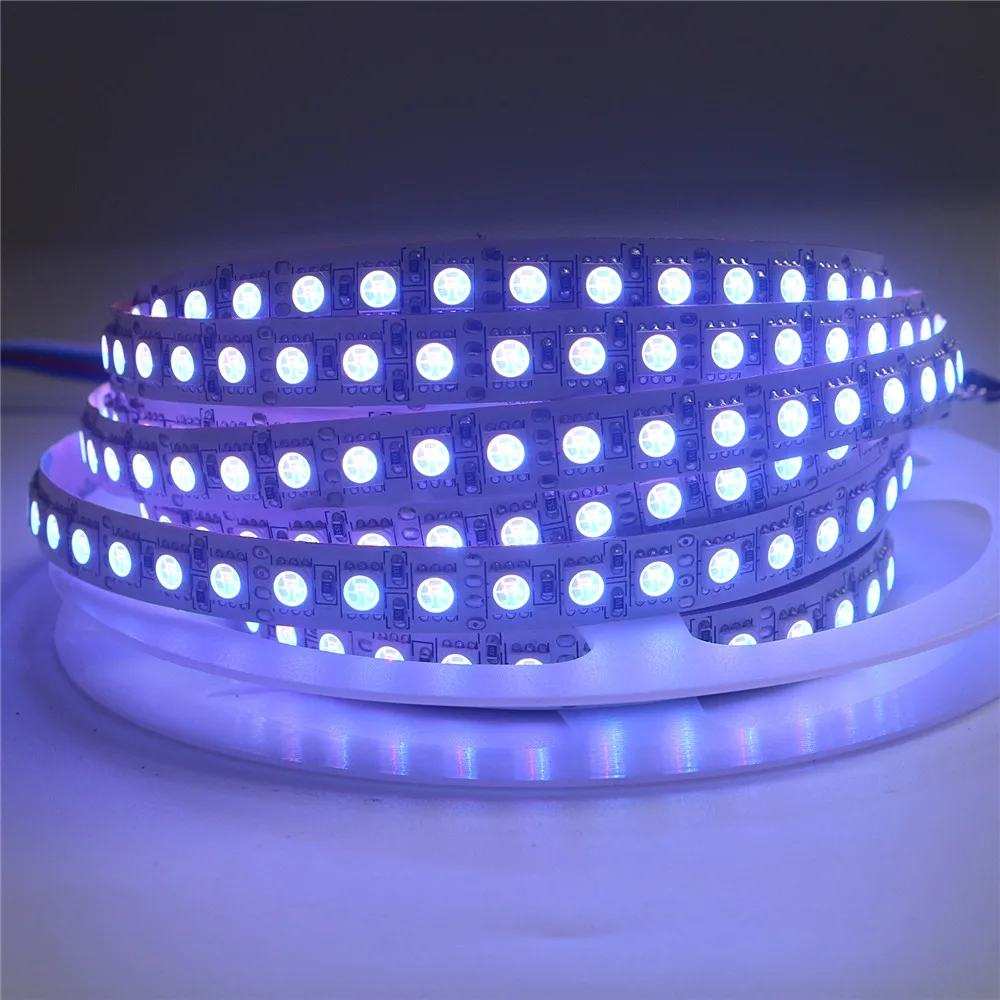 5 м 600 светодиодов Светодиодная лента 12 в RGB Водонепроницаемая 5050 SMD Диодная гибкая