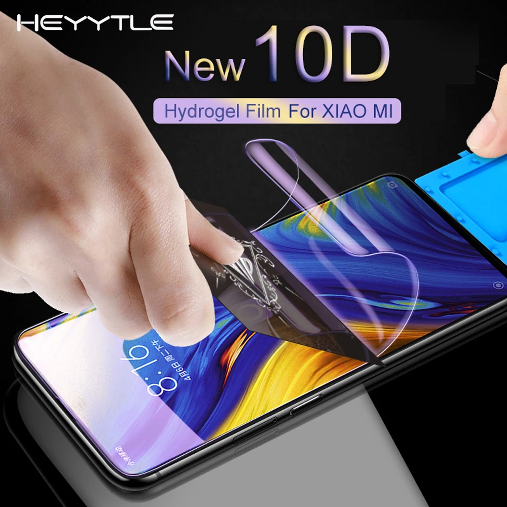 

10D Soft Hydrogel Protective Film For Xiaomi Redmi Note 5 6 4X Pro 7 6A Max 3 Full Cover Screen Protector For Xiaomi 8 9 SE Film