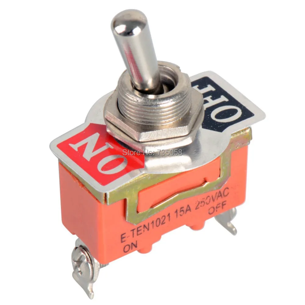 1Pc 12V Heavy Duty Toggle Flick Switch ON/OFF Car Dash Light Metal SPST VE063 P | Обустройство дома