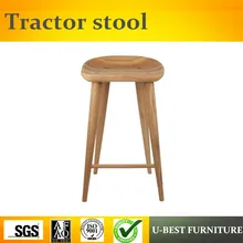 Free shipping U-BEST Bar counter antique craig bassam solid wood tractor stool,solid wood tractor seat bar stool
