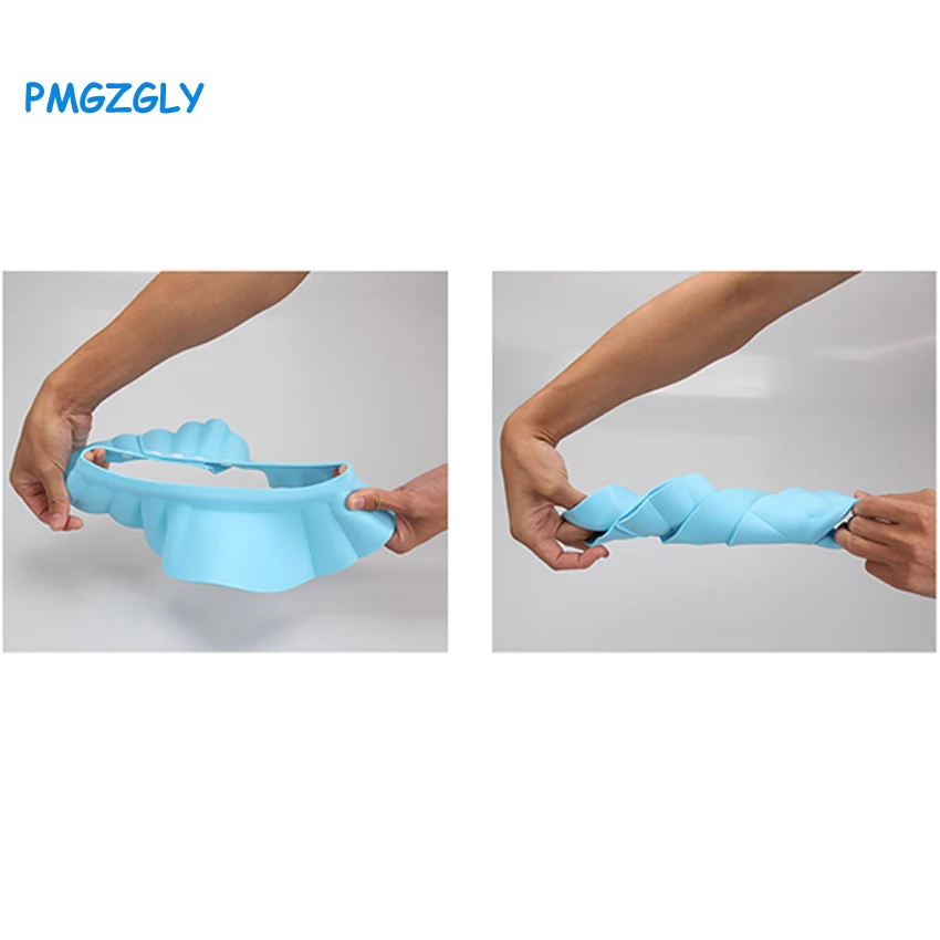 Shampoo Cap Waterproof Hat Water Resist Children Wash Hair Shield Bath Shower Adjustable Baby Child Kids Shampoo Cap Shower Prod
