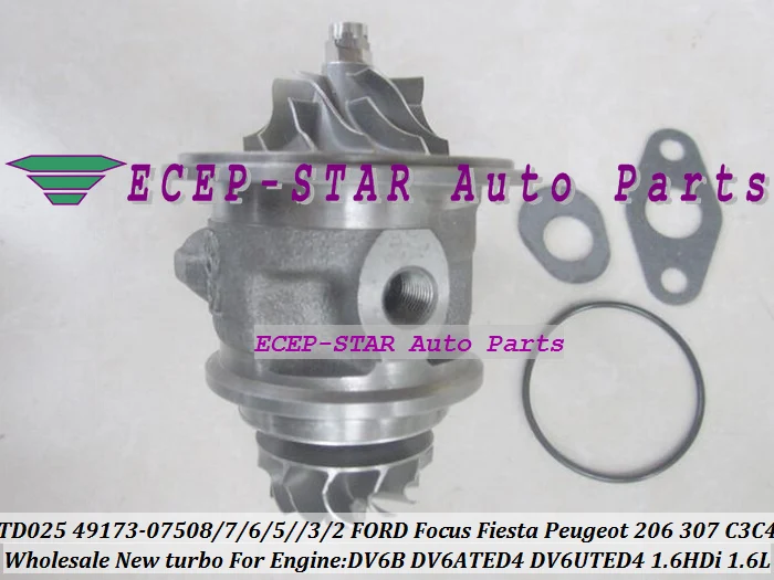 TD025 49173-07508 49173-07507 49173-07506 49173-07503 For FORD Focus Fiesta Peugeot 206 307 308 Citroen C3 C4 DV6ATED4 1.6L HDi Turbo (4)