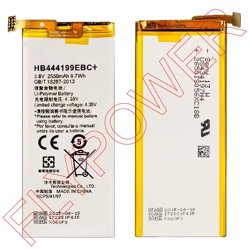 Телефон аккумулятор Для Huawei Honor 4C C8818 HB444199EBC 2550 мАч Li Ion Замена|battery mirror|batteries bulbsbattery