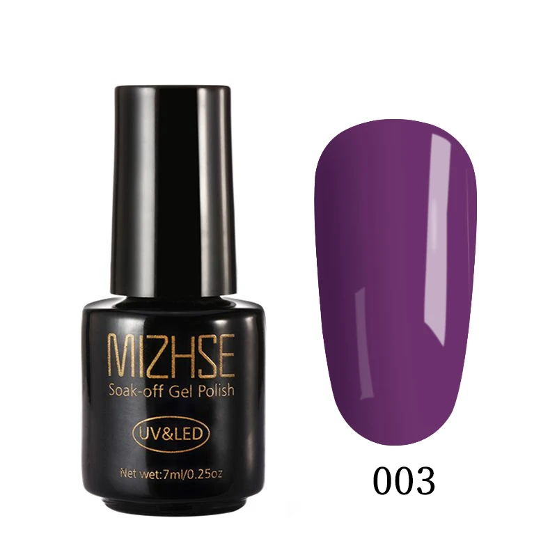 MIZHSE 10 мл верхнее покрытие Базовое покрытие основа для УФ-гель для ногтей не протирать верхнее покрытие без липкого слоя эмаль Unhas De гель - Цвет: Purple003