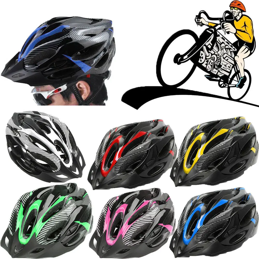 

6 Colors Bicycle Helmets Matte Black Men Women Bike Helmet Mountain Road Bike Integrally Molded Cycling Helmets