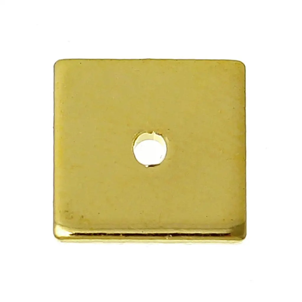 

DoreenBeads Copper Spacer Beads Square Gold color About 8.0mm( 3/8") x 8.0mm( 3/8"),Hole:Approx 0.8mm,50 PCs