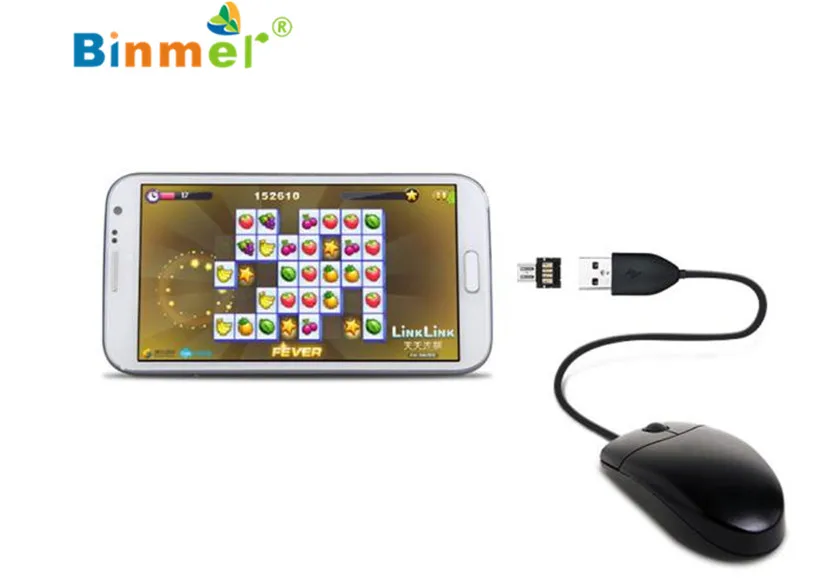 Binmer 2017 Бесплатная доставка 2 шт. микро USB штекер гнездо OTG адаптер конвертер для
