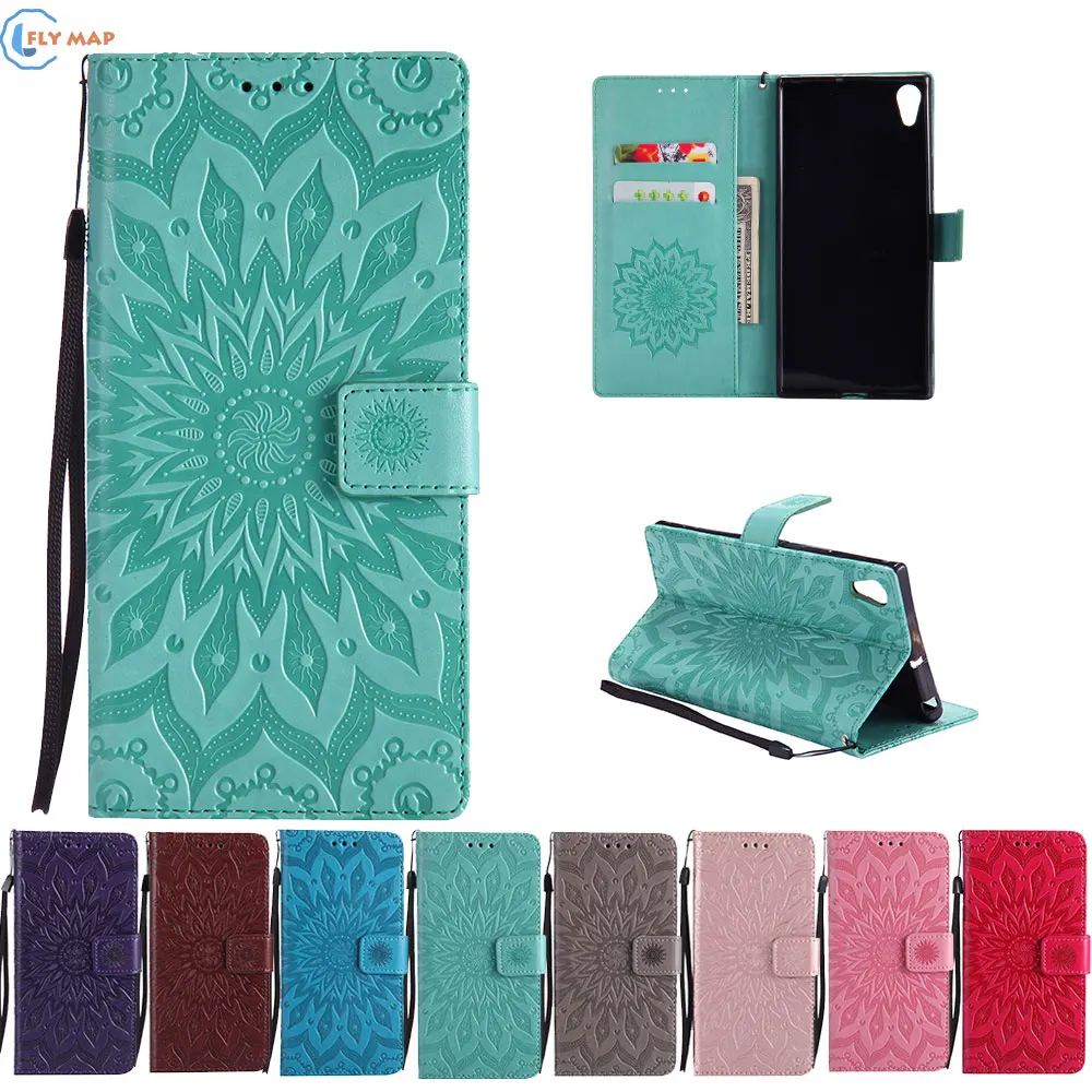 Case Cover For Sony Xperia XA1 Ultra Dual G 3212 3221 Wallet Flip Phone Leather Coque For Sony Xperia XA1Ultra G3212 G3221 Capa