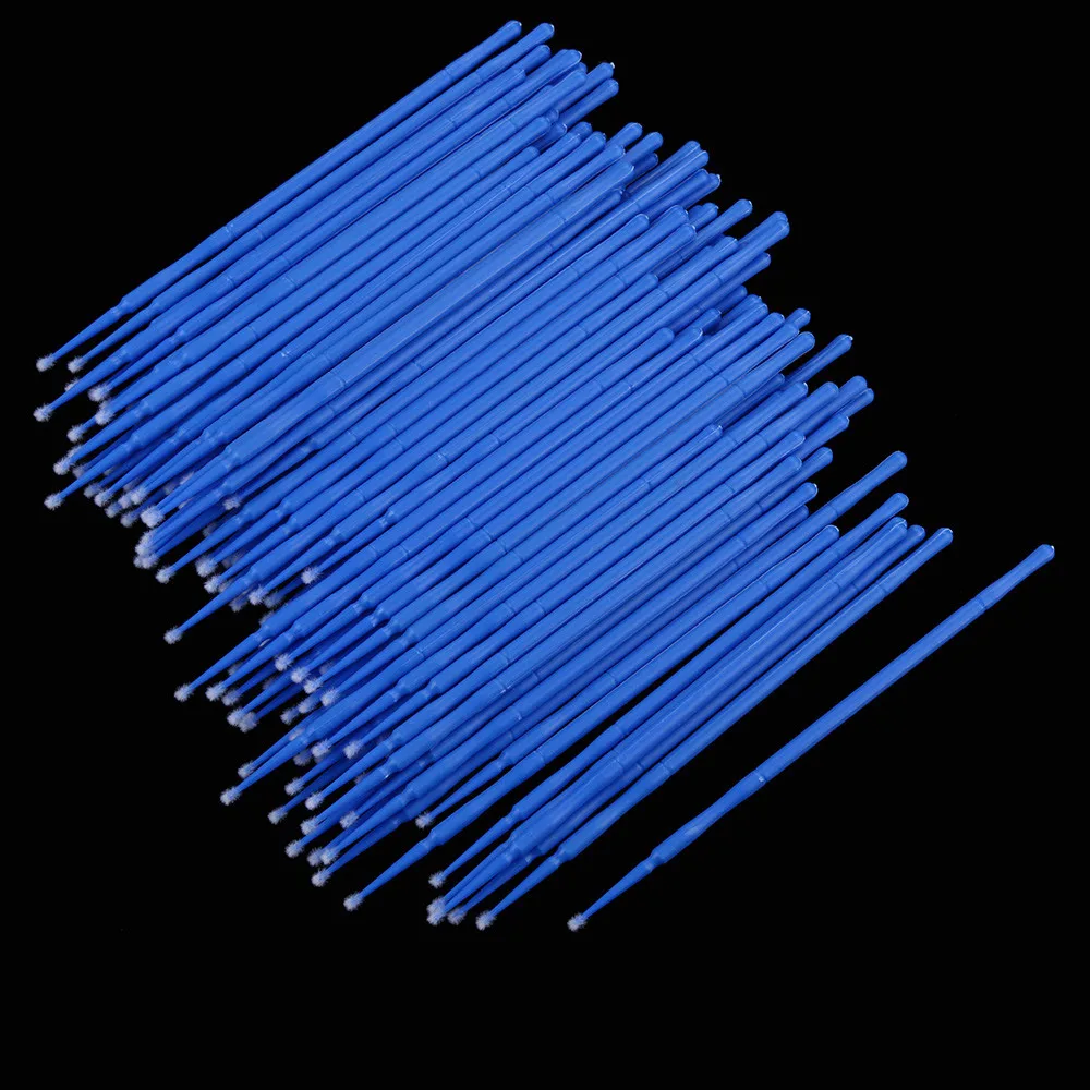 Женская мода 100 шт/бутылка микроблейдинг Микро Кисти тампон без ворса татуировки принадлежности для перманентного дропшиппинг 3m27