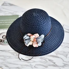 Летняя Складная женская пляжная шляпа от солнца для женщин, пляжная шляпа с большими широкими полями, элегантные женские шляпы от солнца# P3