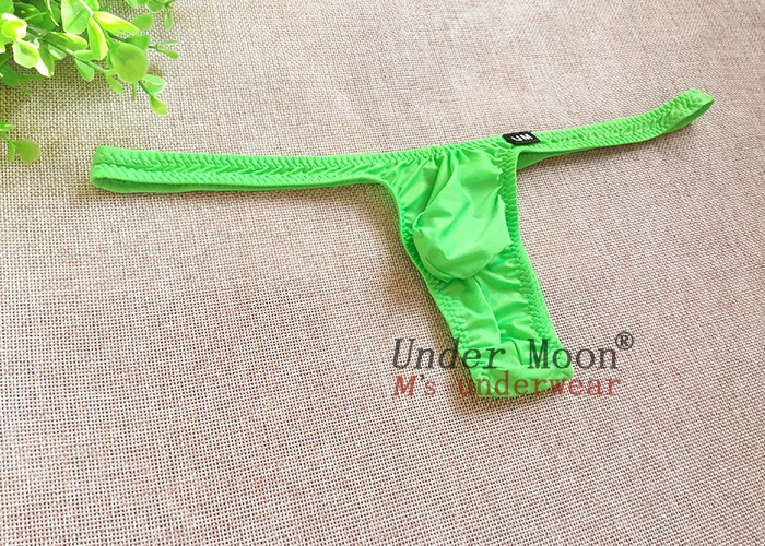 men's sexy cool silk thongs tight pick pouch men sex toy underwear