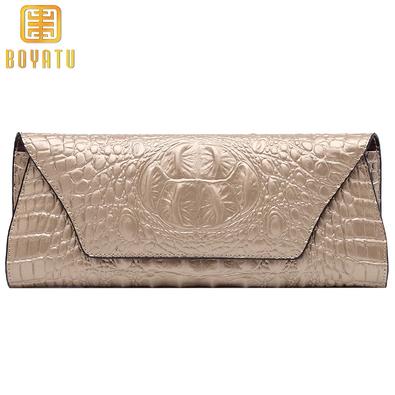 

Women Wallet 2019 Coin Purses Card Holders Brand Genuine Leather 3D Embossing Alligator Ladies Crocodile Long Clutch Bags