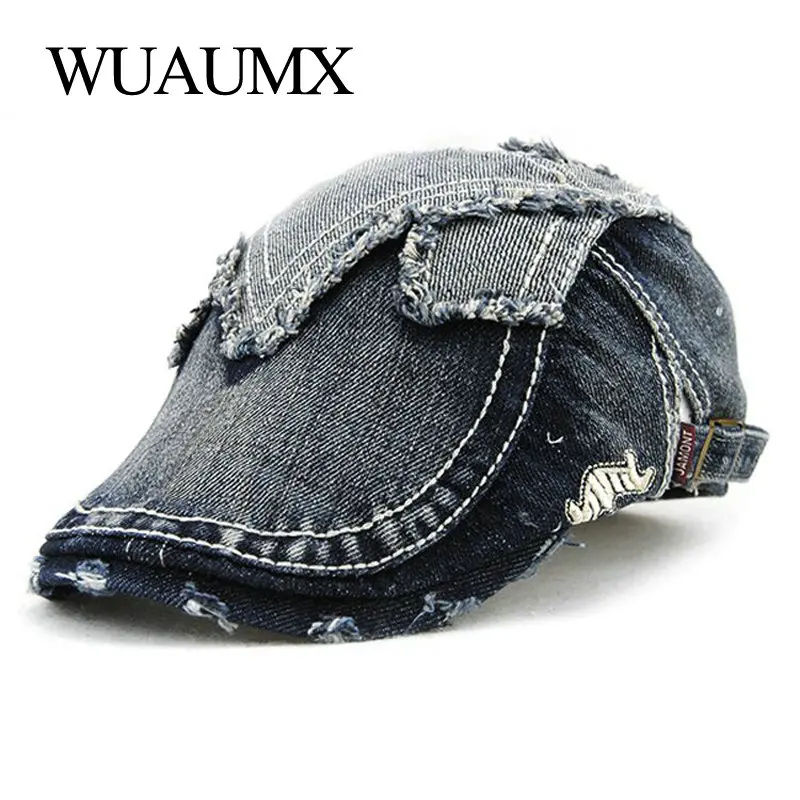 Винтажный женский берет Wuaumx головные уборы военный с утконосом мужской пряжкой
