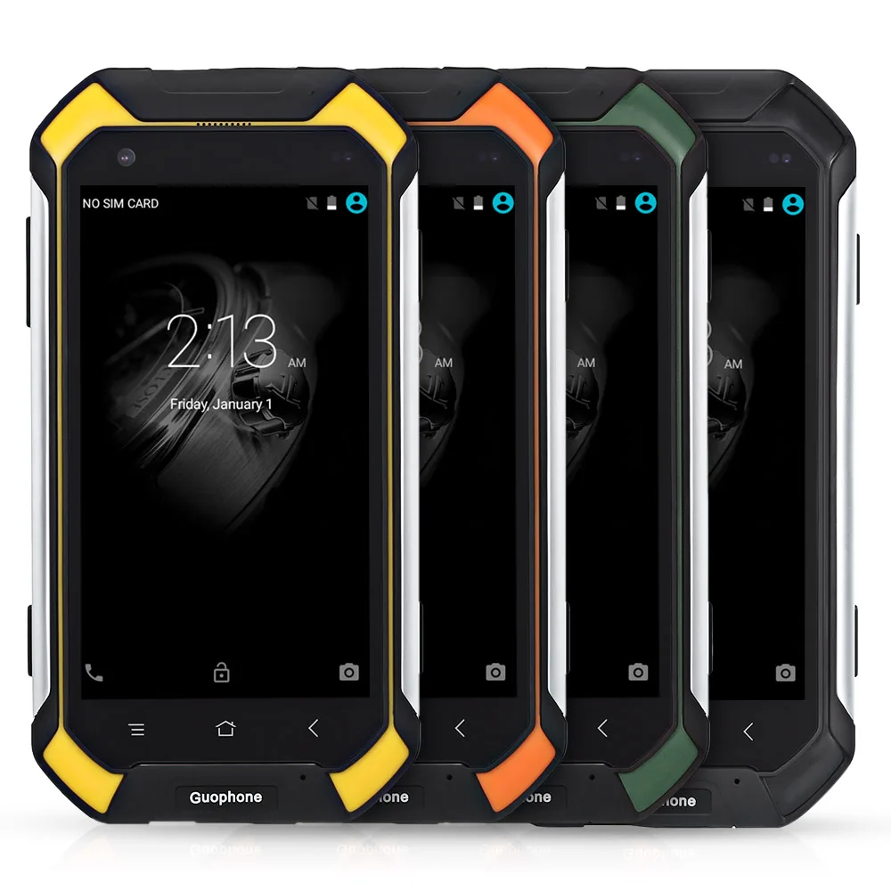Guophone V19 4 5 Inch Android 5 1 3G Smart Phone IP68 Waterproof Shock Resistant MTK6580