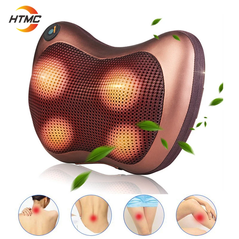 

Massage Pillow Electric Neck Massager Multifunctional Shoulder Heating Kneading Car Home Infrared therapy Relaxation Massageador