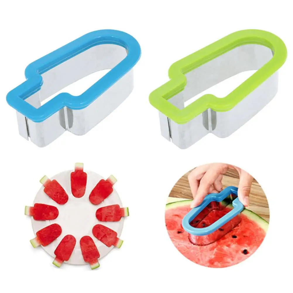 

Versatile Watermelon Slicer Popsicle-shaped Watermelon Fruit Slicer Kitchen Mold Tools Easy To Use And Clean